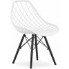 Stolička SAKAI - biela / čierne nohy x 1 9401 80 00 00