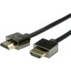 Roline HDMI prepojovací kábel Zástrčka HDMI-A, Zástrčka HDMI-A 1.00 m čierna 11.04.5591 štandardné HDMI HDMI kábel; 11.04.5591