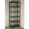 N5K Jupiter Plastový regál so 6 policami sivozelený 222 x 90 x 46 cm