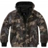 BRANDIT Detská bunda Windbreaker Frontzip Darkcamo Veľkosť: 170/176