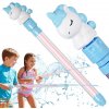 Vodná pištoľ s jednorožcom 48 cm – striekacia pumpa pre deti