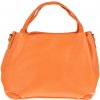 NovaKabelka.sk Tea Arancione Segnale kožená talianska crossbody kabelka oranžová