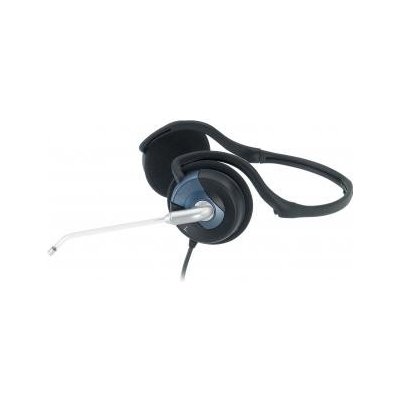 Genius HS-300N, sluchátka s mikrofonem, ovládání hlasitosti, černá, 3.5 mm jack