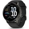 Garmin Venu® 4 - 45 mm Slate a Černý silikonový řemínek