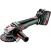 Metabo 613054650 - WB 18 LT BL 11-125 Quick - AKU uhlová brúska, 18V 2x5.2Ah Li-Power, Nabíjačka ASC 55, metaBOX 165 L, s brzdou, rýchloupínacou maticou