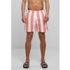 Urban Classics Pattern Swim Shorts palepinkbarstripe