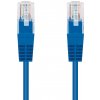 Kábel C-TECH patchcord Cat5e, UTP, modrý, 5m CB-PP5-5B