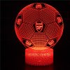 Beling 3D lampa, Lopta s logom Arsenal, 7 farebná S193