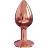 Dorcel Diamond Plug S - hliníkový análny kolík - malý (ružové zlato)