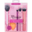 Real Techniques Brushes Everyday Essentials sada štětec na tvářenku + štětec na oční stíny + štětec na rozjasňovač + štětec na make-up + houbička na make-up