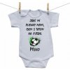 Boodyy Body s krátkym rukávom Idem s tatom na futbal 56 (0-2 mesiace)