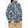 Flísová mikina dámska Patagonia Lightweight Synch Snap-T Pullover - swallowtail geo/still blue