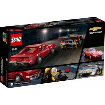 LEGO® Speed Champions 76903 Chevrolet Corvette C8.R a 1968 Chevrolet Corvette