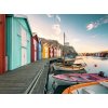 RAVENSBURGER Puzzle Skandinávie: Loděnice ve Smogenu, Švédsko 500 dílků