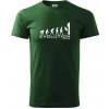 Evolution Climb - Klasické pánske tričko vyššej gramáže - 2XL ( Fľaškovozelená )