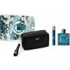 Versace Eros Versace Eros parfumovaná voda 100 ml + Versace Eros parfumovaná voda cestovný sprej 10 ml + kozmetická taštička 1 ks