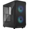 Fractal Design Focus 2 RGB Black TG Clear Tint/Midi Tower/Transpar./Čierna, FD-C-FOC2A-03