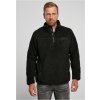 Brandit Men's Sweatshirt Teddyfleece Troyer čierna