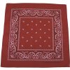 MFH šatka BANDANA 55x55 cm VÍNOVÁ/ČIERNA