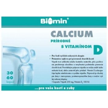 Biomin Calcium s vitamínom D 60 kapsúl
