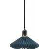 | Halo Design 744060- Luster na lanku PARIS 1xG9/28W/230V priemer 24 cm modrá/mosadz/dub | 744060