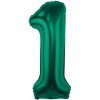 Godan Fóliový balón - číslo 1, tmavozelené 85 cm