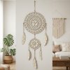 OM Mandala – drevený lapač snov na stenu | AURAVIA 3562 PR0001