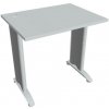 Hobis Pracovný stôl Flex, 80x75,5x60 cm, sivý/kov