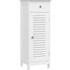 Goleto Úzka kúpeľňová skrinka 30 x 32 x 87 cm cm | biela