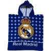 Real Madrid FC Detské plážové pončo Real Madrid s kapucňou, 55 × 115 cm