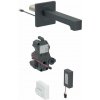 Geberit Brenta Elektronická umývadlová batéria pod omietku, batériové napájanie, easy to clean, matná čierna 116.274.14.1