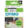 DYMO páska D1 6 mm x 7 m, čierna na bielej 43613