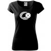 Florbal lopta - Dámske tričko Pure - 2XL ( Čierna )