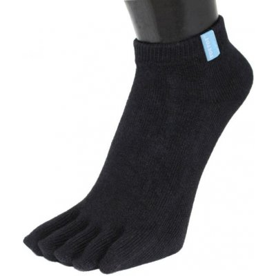 ToeToe TRAINER prstové kotníkové ponožky Černá jednobarevná