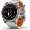 Garmin fenix 7X Pro Sapphire Solar, Titanium, Fog Gray/Ember Orange Band