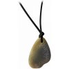 jantario Jantárový amulet na šnúrke zelený surový 330017