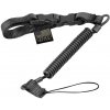 Cetacea Tactical Plain Clothes Mini Coil Lanyard čierna