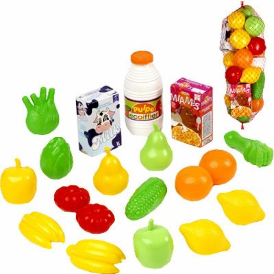 Ecoiffier Plastové hračky potraviny v síťce — Heureka.sk