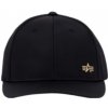 Alpha Industries Metal Label Cap šiltovka black/shiny gold Veľkosť: Unisex, Farba: čierná/zlatá