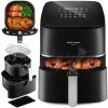 BEZTUKOVÁ FRITÉZA AIR FRYER SILNÁ 1700W PRÍSLUŠENSTVO XXL 8L