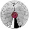 Česká mincovna Strieborná minca Crystal Coin Anjel proof 1 oz