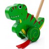 Bigjigs Toys Bigjigs Baby Dřevěný jezdík T-Rex
