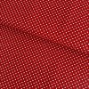 Bavlna vzorovaná - Bodka (3mm) biela na červenom