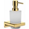 Hansgrohe AddStoris Dávkovač mydla s držiakom, matné sklo/leštený vzhľad zlata 41745990-HG