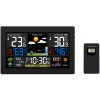 Solight Meteostanica, XL farebný LCD, teplota, vlhkosť, tlak, RCC, čierna