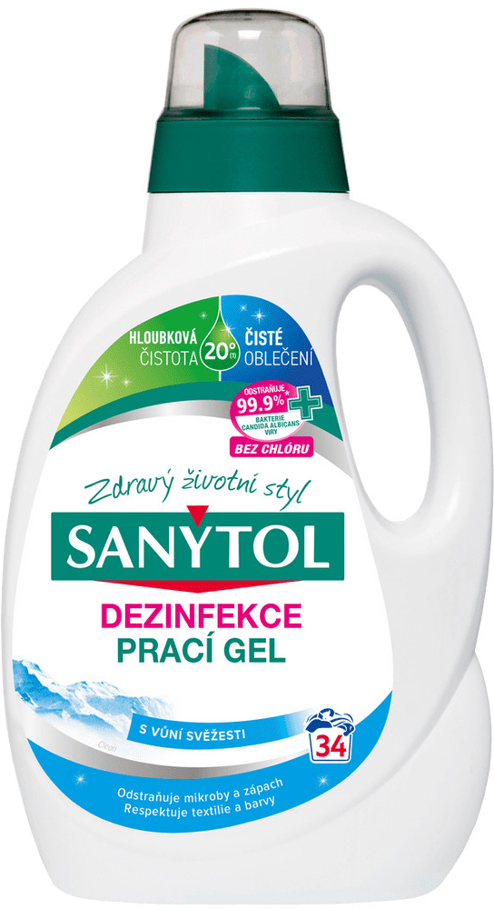 Sanytol dezinfekce prací gel Grand Air 1,7 l 34 PD