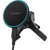 SPIGEN EV15MAQ Essential magnetický MagSafe držiak do auta s bezdrôtovým nabíjaním 15W Qi2 čierny (ACP10513)