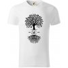 Narodeninový strom 50 - Tričko z organickej bavlny - 2XL ( Biela )