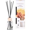 D-Aroma Orange with Cinnnamon Pomeranč a skořice aroma difuzér s tyčinkami pro postupné uvolňování vůně 100 ml