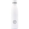 Termo fľaša z nehrdzavejúcej ocele COOL BOTTLES Mono White trojvrstvová 500ml